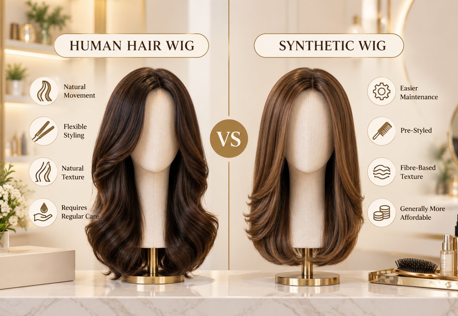 Natural human hair wigs in Delhi